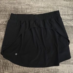 🍋 LuLulemon LuLu Skort Skirt Black Tennis women’s 12